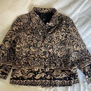 R.Q.T. Jacket blazer black and brown size small